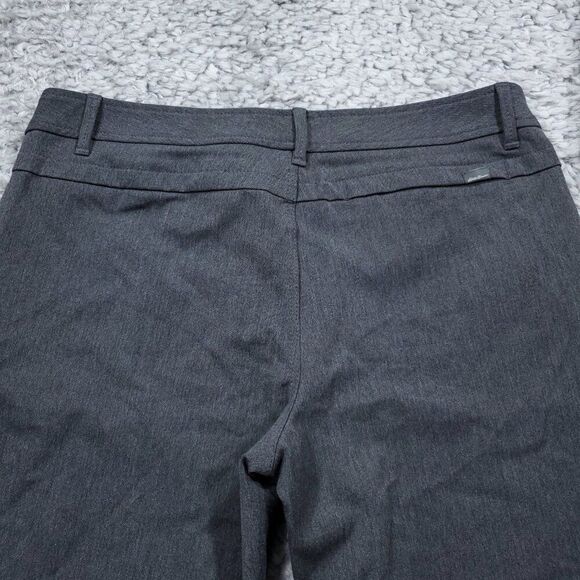 Eddie Bauer Women's Travex Traveler Pants Size 12 Gray Stretch Straight Leg - Picture 3 of 10